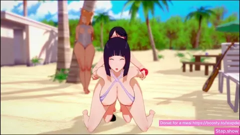Hinata X Sarada sex 3