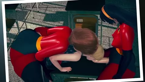 Futa mom fucks her stepson on new years eve