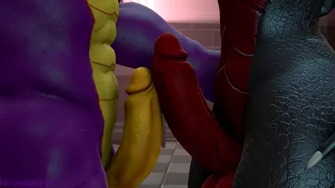 Futa Cynder and Spyro in Castle