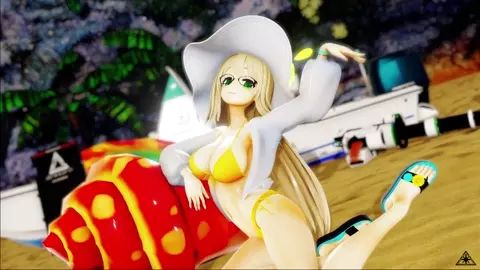 Nonomi entices at the beach