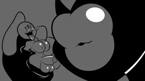 Futanari transformation by gorila invisible