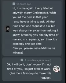 Mikasa vs Makima  WIS / PMV