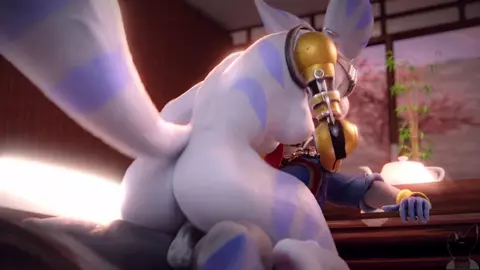 Rivet riding Sly Cooper - TwitchyAnimation