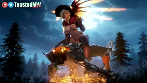 Mercy Riding Reaper's Hot Cock (ToastedMW)
