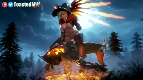 Mercy Riding Reaper's Hot Cock (ToastedMW)