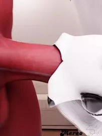 Loona Facefucking Moxxie's Cock [Mereo]