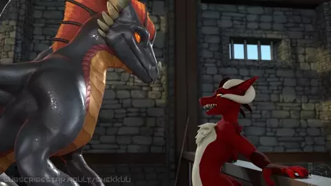 dragons making a cum exchange
