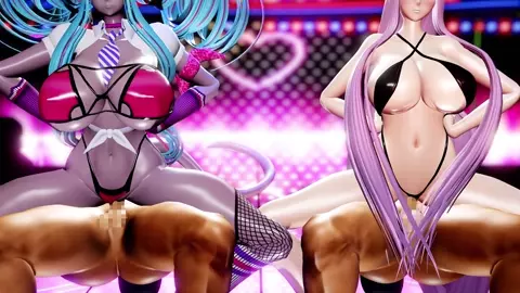 MMD Mischievous Function - Ibuki & Medusa (Yain)