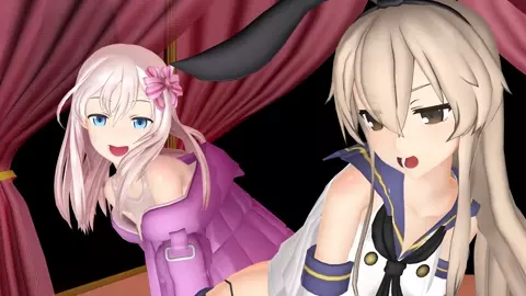 Shimakaze & Ro500 - Apple Pie [MMD R18] macch