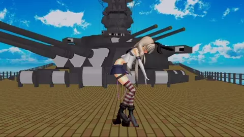 Shimakaze - Cafe Latte (pussy vibrator) [MMD R18] cilky