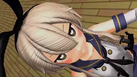 Shimakaze - Cafe Latte (pussy vibrator) [MMD R18] cilky