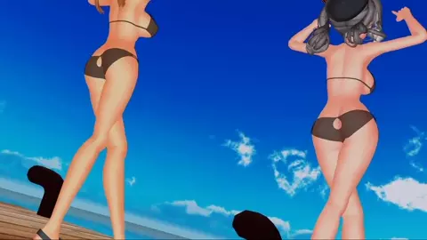 Shimakaze, Kashima & Prinz - Sweet Refrain [MMD R18] cilky