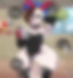 Pomni seducing the customer!!! (CreamyLemonPie , TophatTurtle)