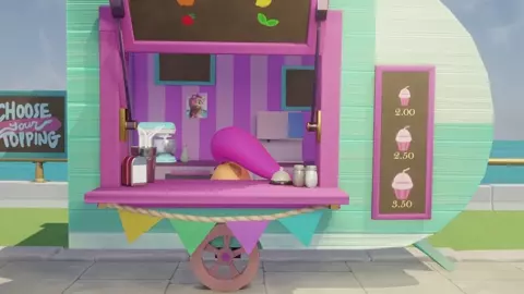 Sunny smoothie stand has very good service