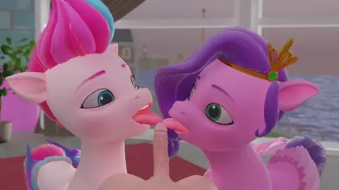 The sisters have a strange way of bonding