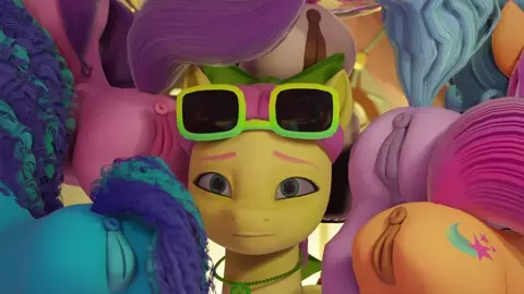 Posey isn't used to sleepover traditions