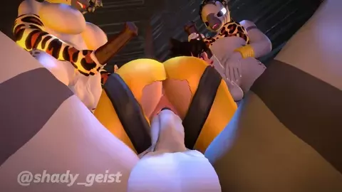 Futa zebras on Tracer (Part 2) [shady_geist]