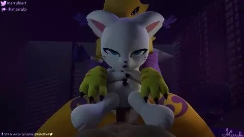 Gatomon sneak on Renamon master P2 [Marrubi]