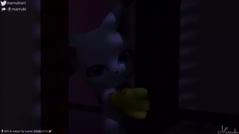 Gatomon sneak on Renamon master P1 [Marrubi]