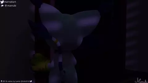 Gatomon sneak on Renamon master P1 [Marrubi]
