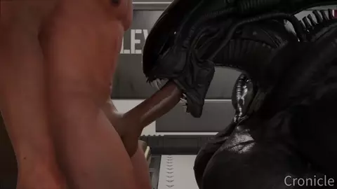 Xenomorph Queen Fellatio