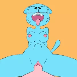 Nicole Watterson rides cock (animation)