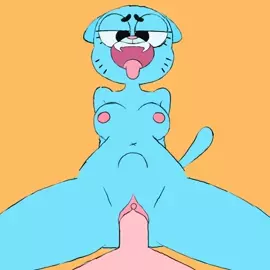 Nicole Watterson rides cock (animation)