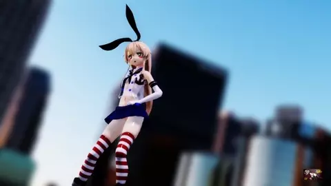 Shimakaze - New Thang [MMD R18] dbsye