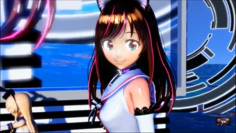 Shimakaze, Miku & Kizuna - Wave [MMD R18] dbsye