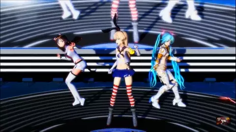 Shimakaze, Miku & Kizuna - Wave [MMD R18] dbsye