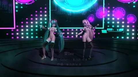 Miku & Luka Nude Dance - Ai Dee