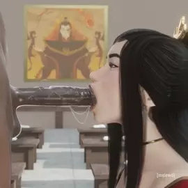 Azula's reward for wining an Agni Kai. [Mslewd]