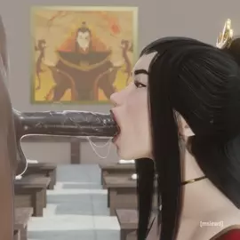Azula's reward for wining an Agni Kai. [Mslewd]