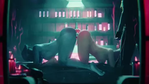 Shepard & Liara [Spanks][Zmsfm]