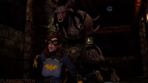 Batgirl vs Minotaur | [FLAMA]