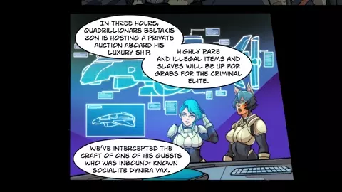 (MOTION COMIC) "The Auction", Yuki: Space Assassin Issue 4 [Sadistic Dreamer]