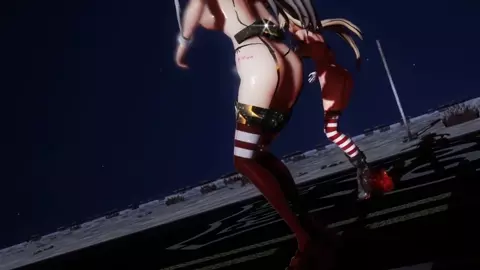 Shimakaze & Adult Amatsukaze - Eleven Rave Girl [MMD R18] dbsye
