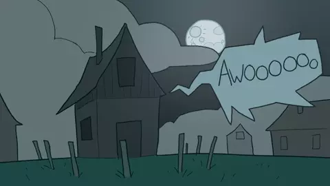Dad transforms into a werewolf animation - smallsrabbit