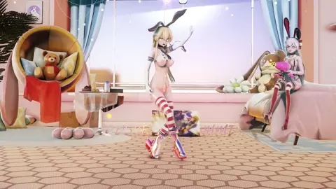 Adult Shimakaze & Amatsukaze - Ghost Rule [MMD R18] dbsye