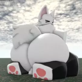 Shaking big ass Silly Cat Roblox  ( art:Muitetul )
