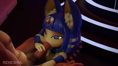 Ankha blowjob