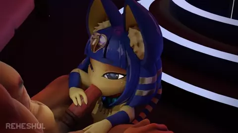 Ankha blowjob