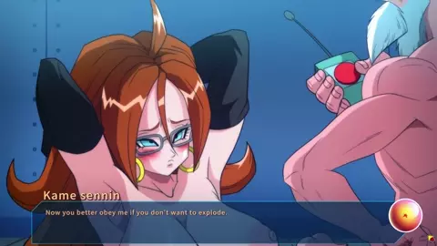 Kame Paradise 3 sexo multivers Android 21 tits job