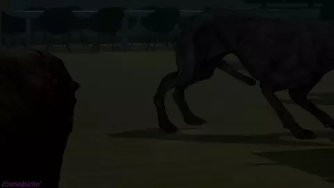 Goth GF vs Zombiedogs