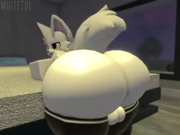 Silly Cat twerking ass Roblox ( art: Muitetul)