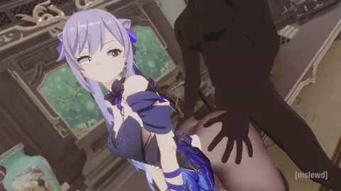 Keqing fucking BBC on his break