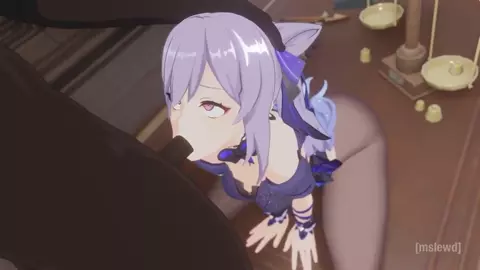 Keqing fucking BBC on his break