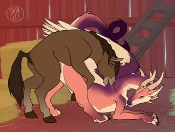 Horse x Dragoness