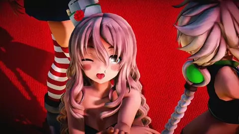 Shimakaze, Unryuu & Pola - Tougen Renka [MMD R18] amaya