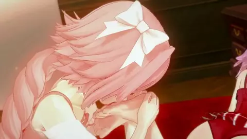 Fate Grand Order Kazuradrop And Astolfo Footjob Sex Hentai Mmd 3D All Colors CMP